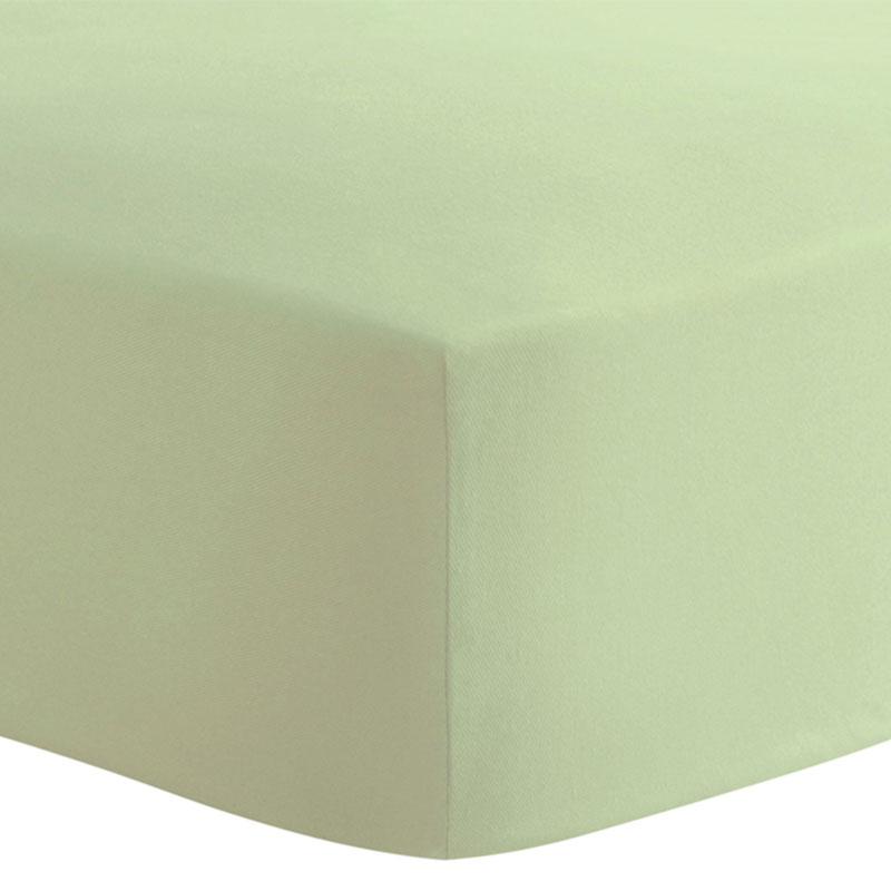 Organic Jersey Travel Lite Crib Sheet Green