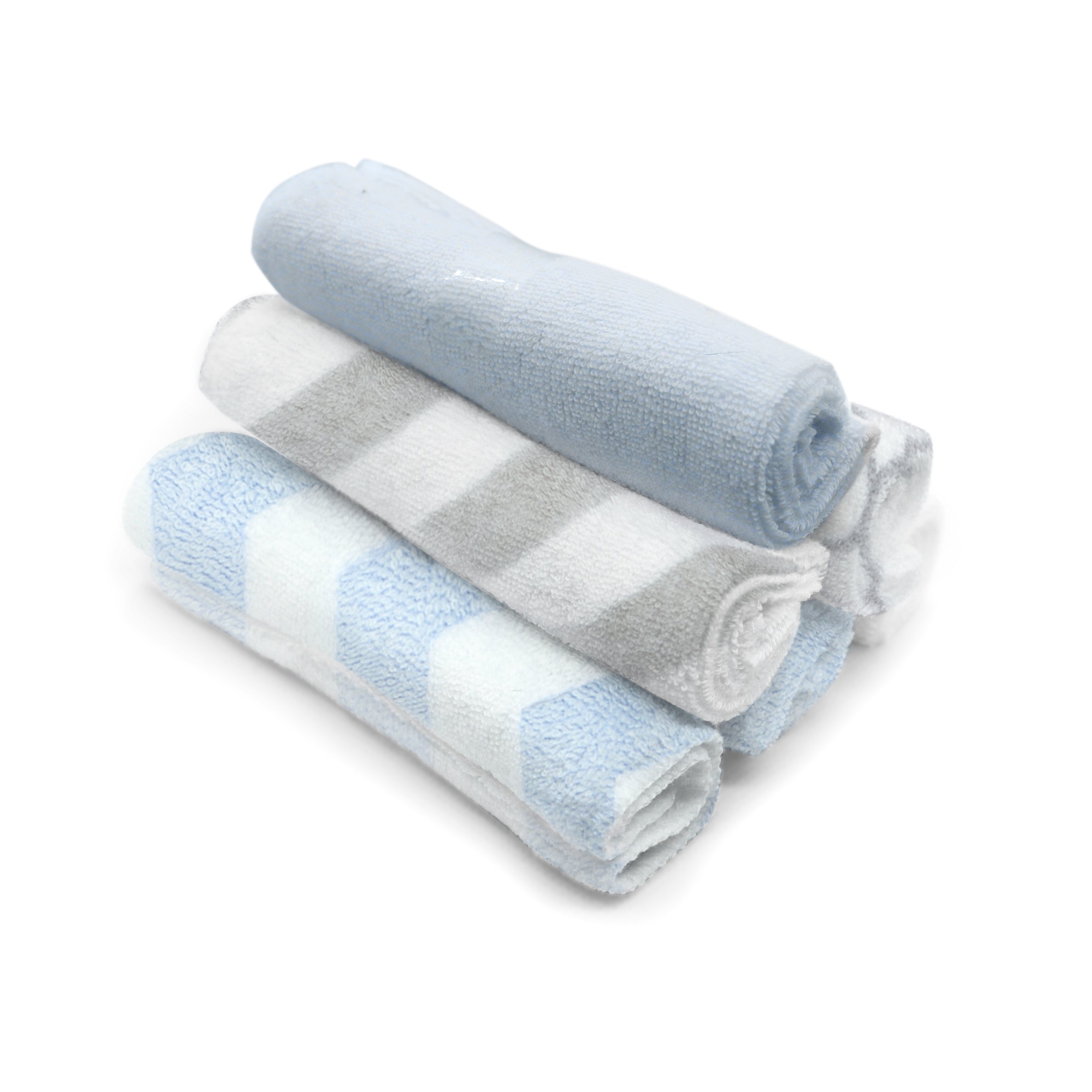 Kushies Washcloths 6-Pack  Grey - Kushies Baby USA Inc