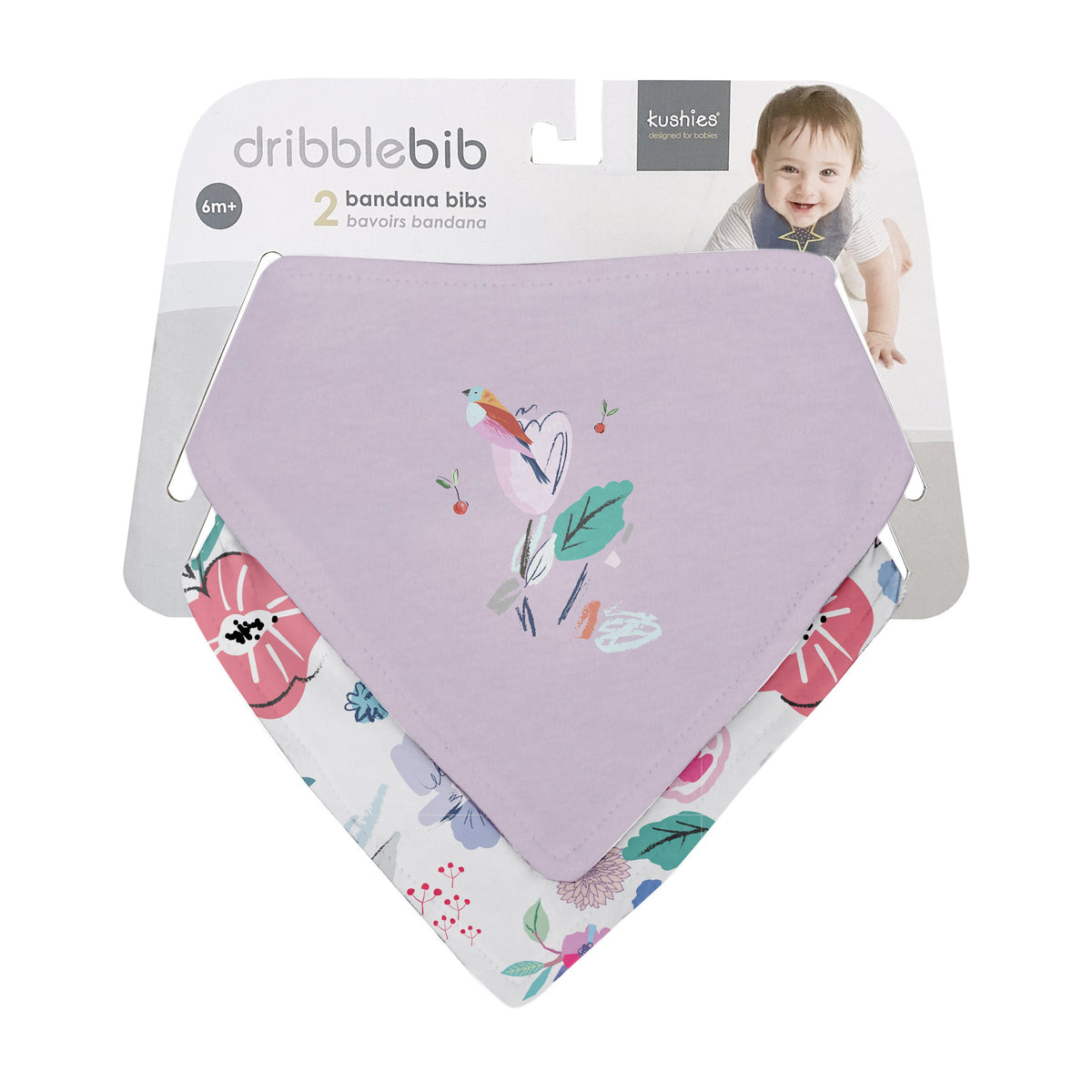 Flower | Bandana Bib | 2pack | Pkg