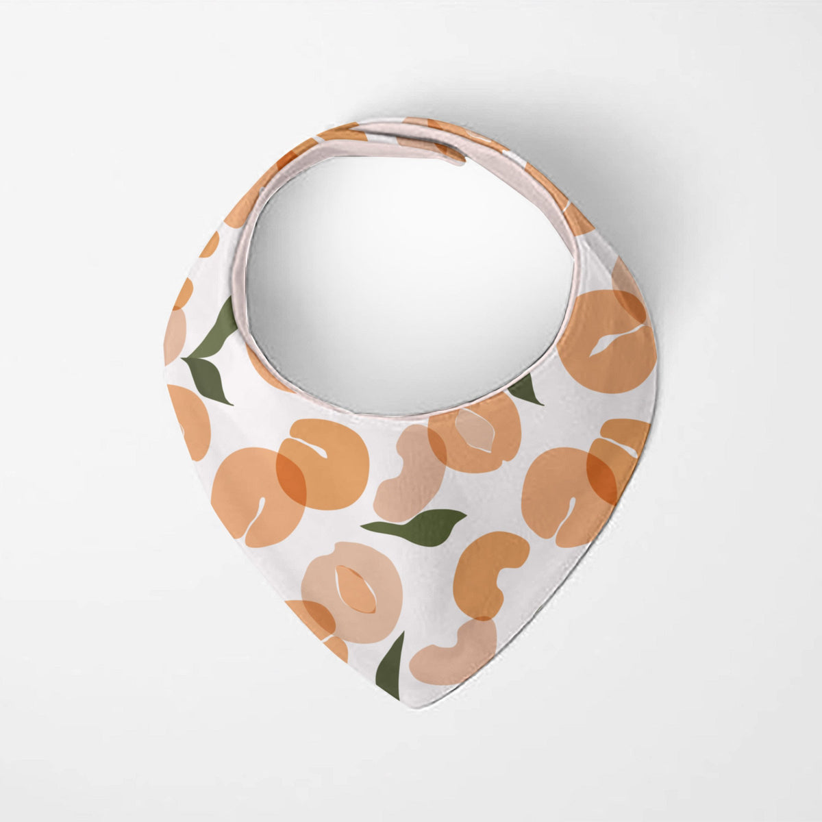 Peach Print | Bandana Bib