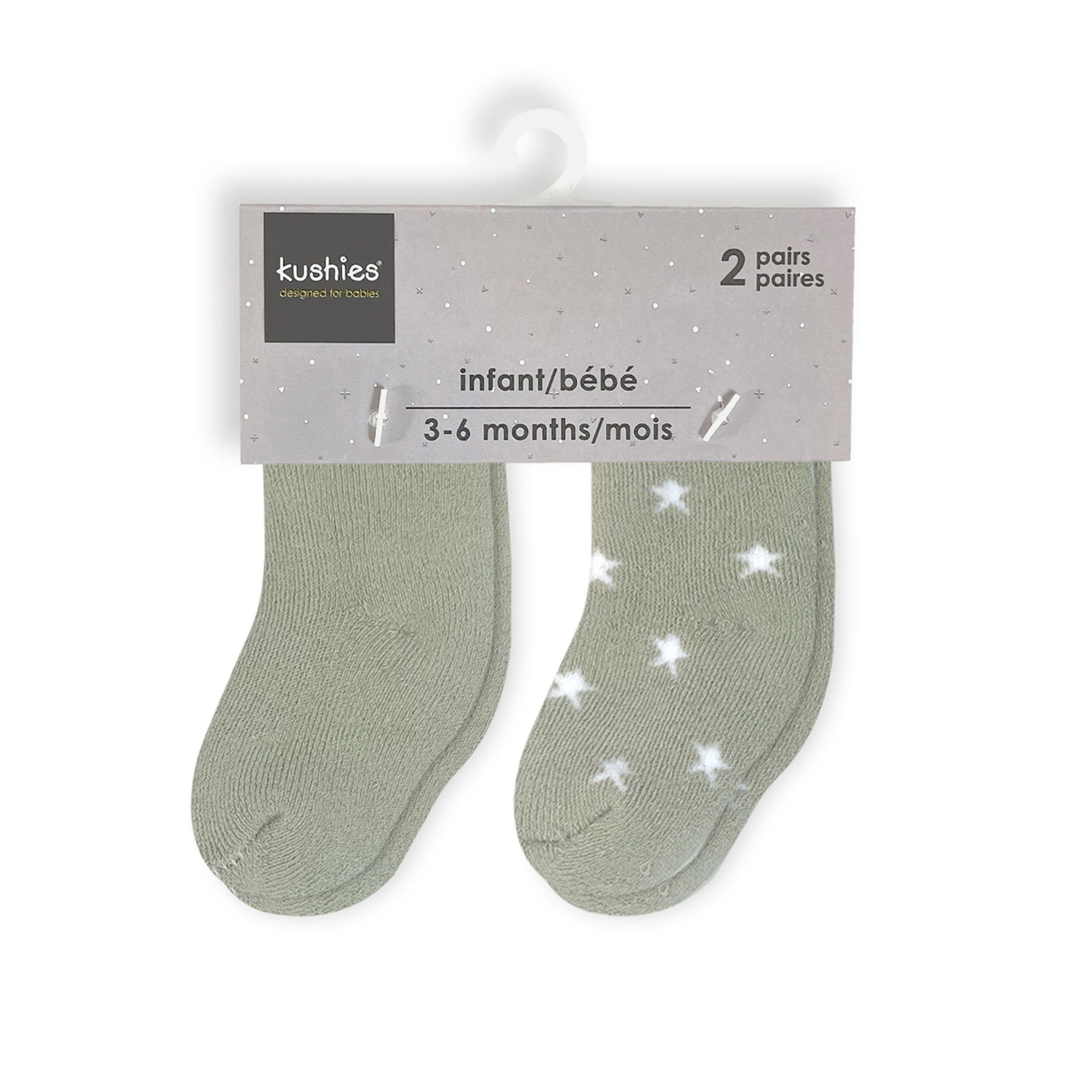 Kushies Washcloths 6-Pack  Grey - Kushies Baby USA Inc